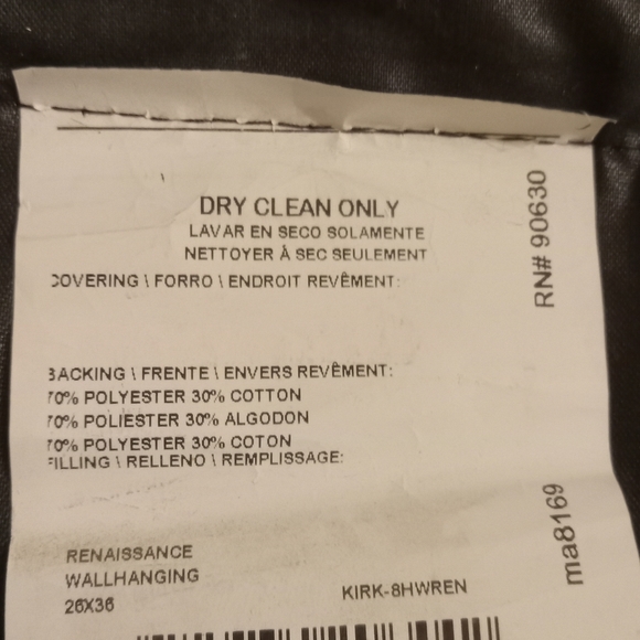 Renaissance Fruit Tree Tapestry Wall Hanging 26x36" - Picture 4 of 4